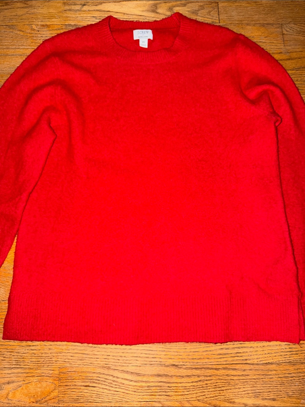 J. Crew Red Crewneck Sweater